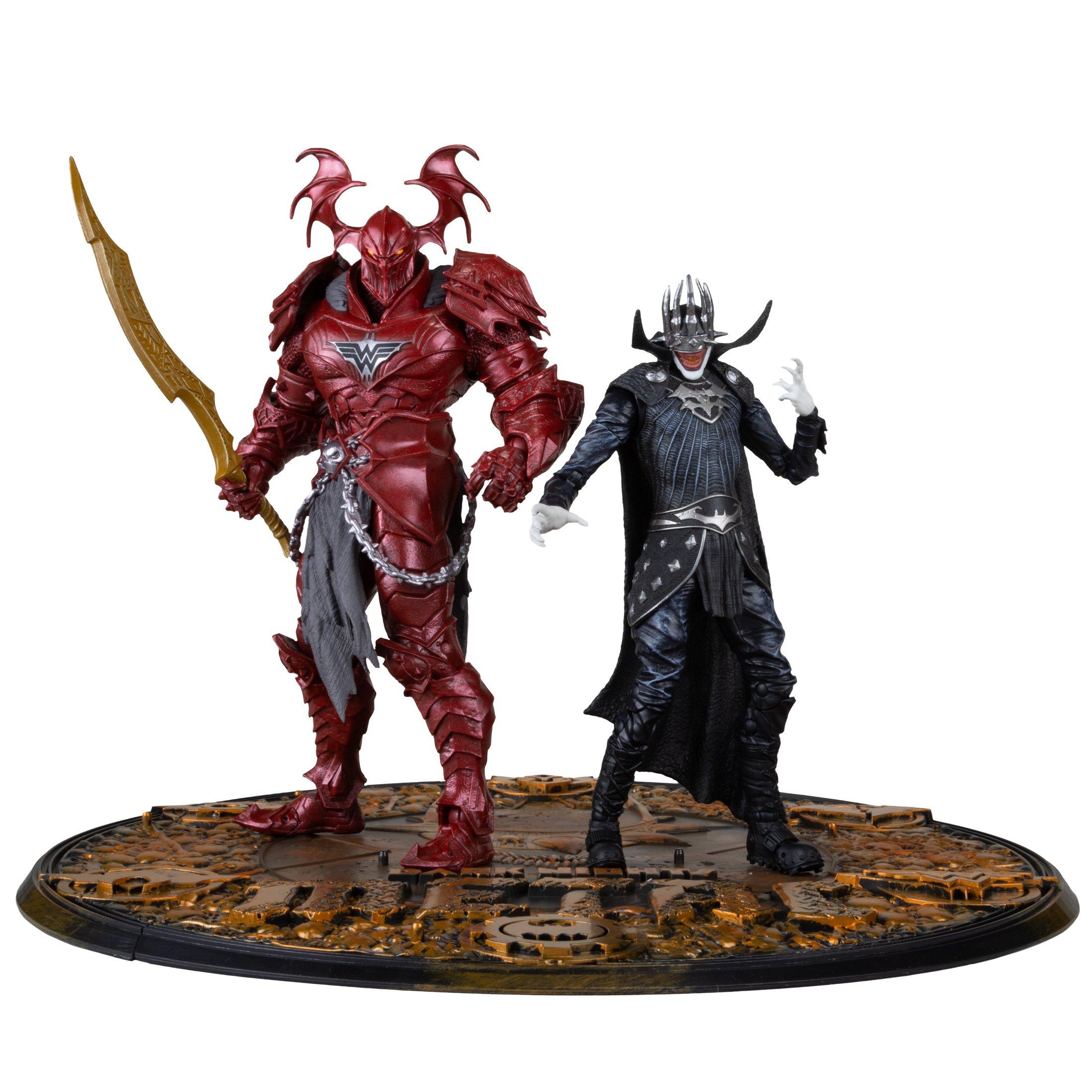 McFarlane Toys Dc Multiverse Collector Edition The Batman Who Laughs Knight Armor and Merciless (Issue 4) 7-in Action Figure Set 2-Pack