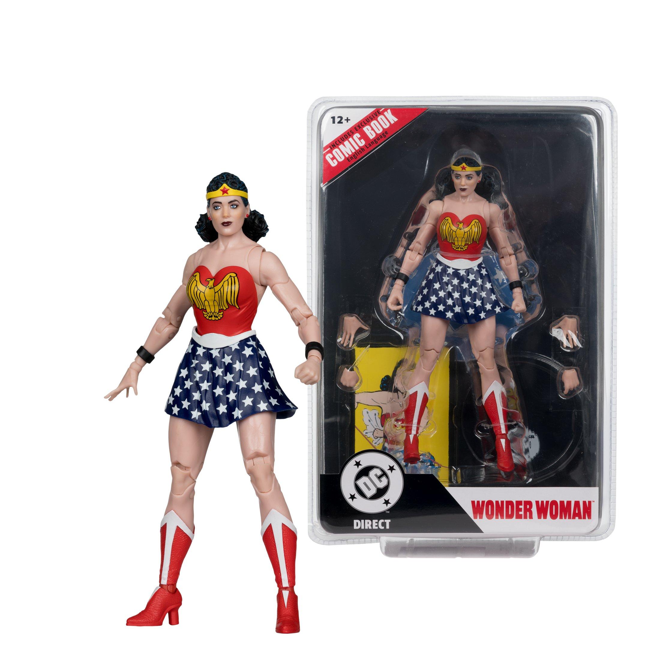 Mattel DC Multiverse Wonder Woman Figur – Steve Trevor, 15 Cm, 20 Bewegungspunkte, Mit Zubehör