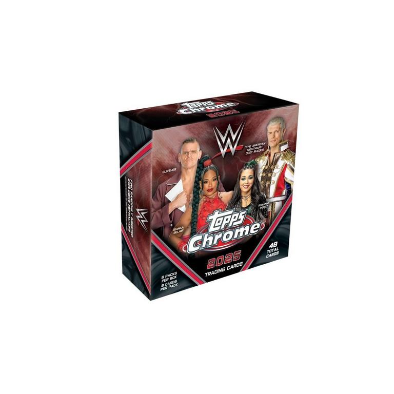 2025 Topps Chrome WWE Mega Box GameStop