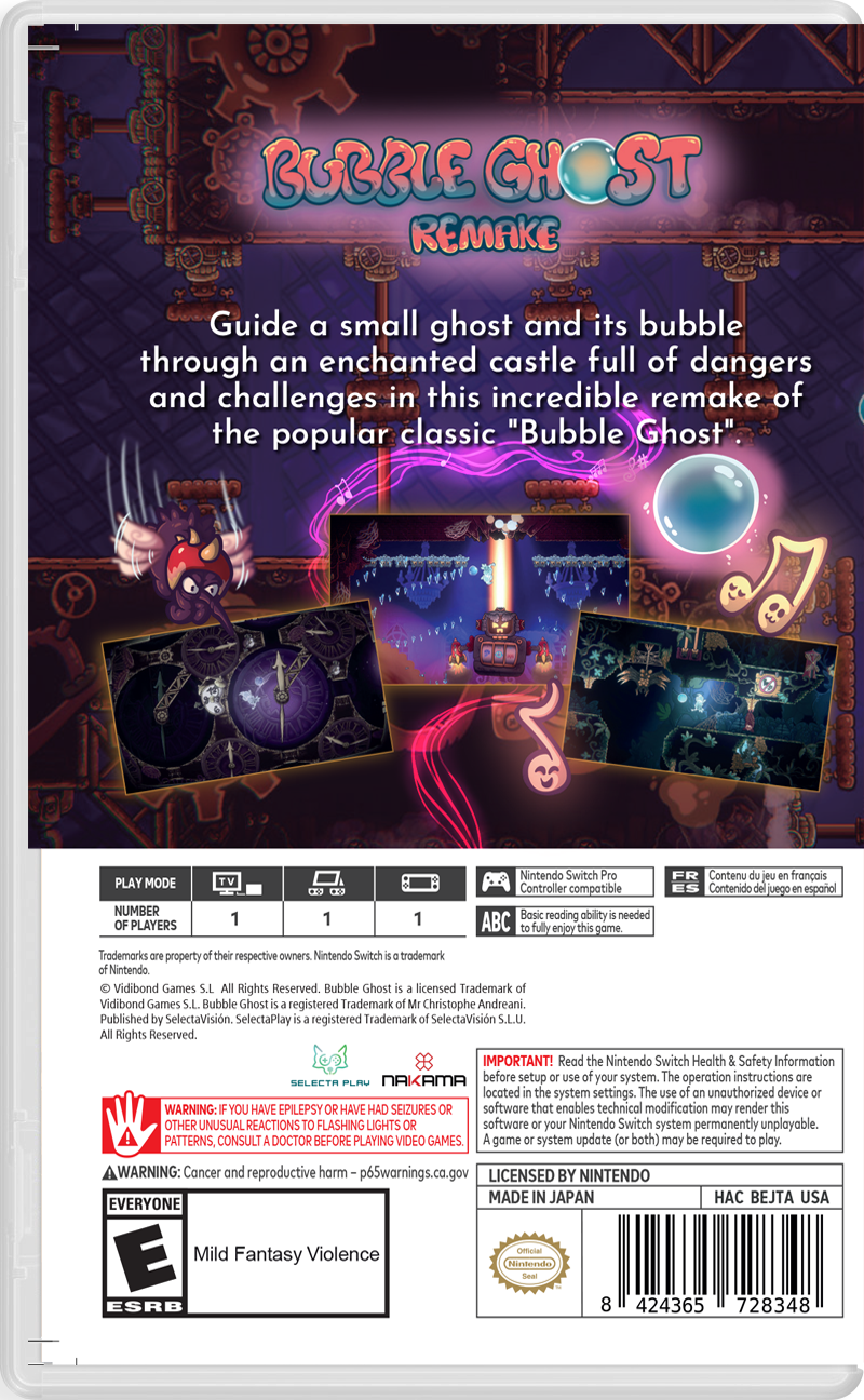 Bubble Ghost Remake