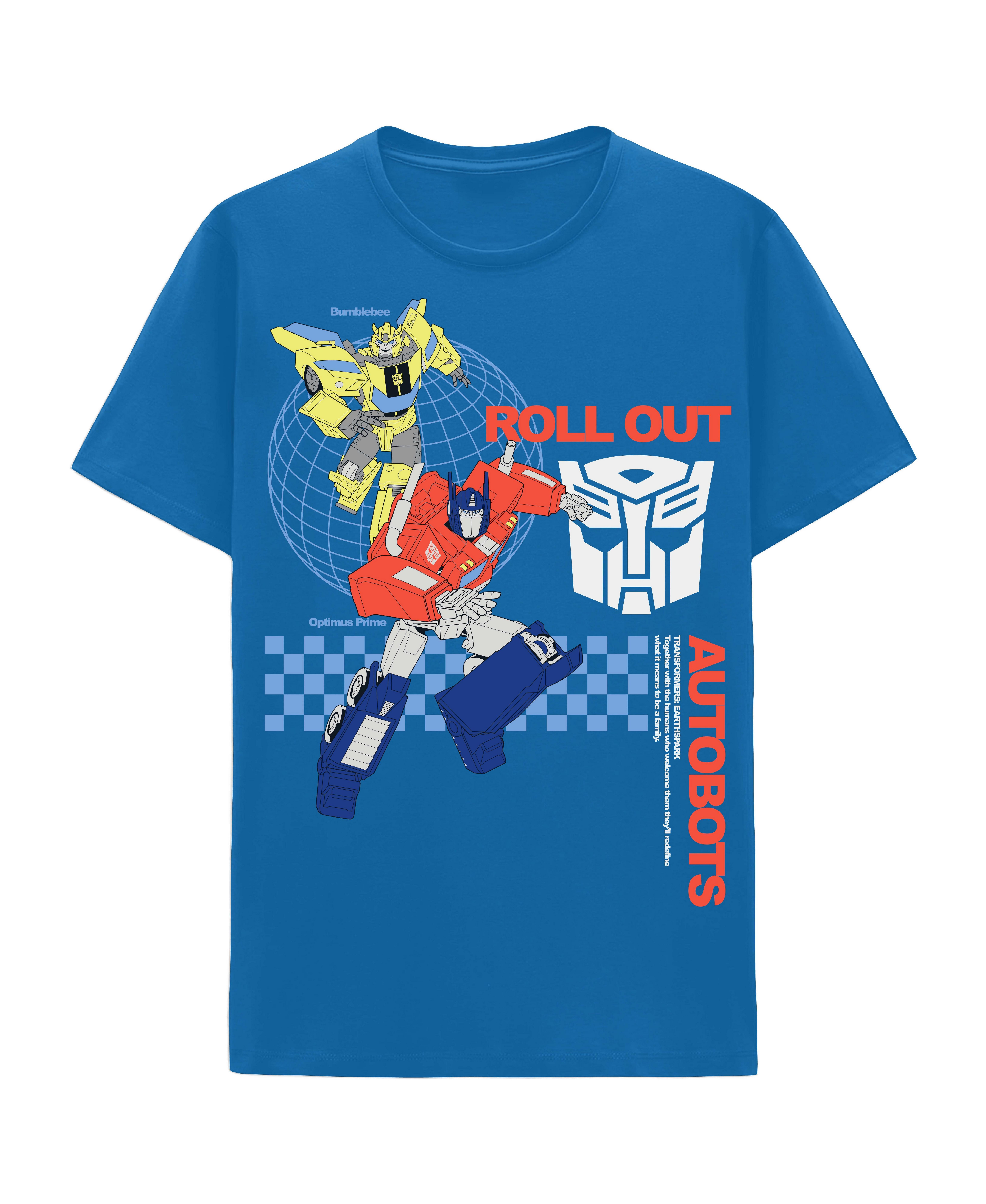 Transformers Roll Out Unisex Short Sleeve Graphic T-Shirt GameStop Exclusive, Size: XL, Hybrid Apparel