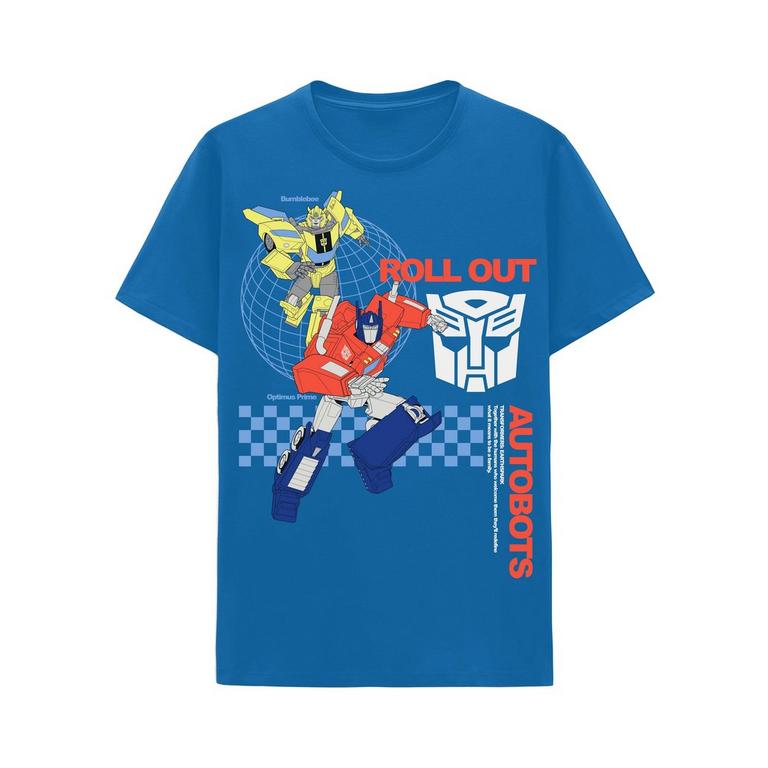 T-shirt Fan Transformers Avec Logo Bumblebee Et Optimus Prime - Neuf Avec étiquettes