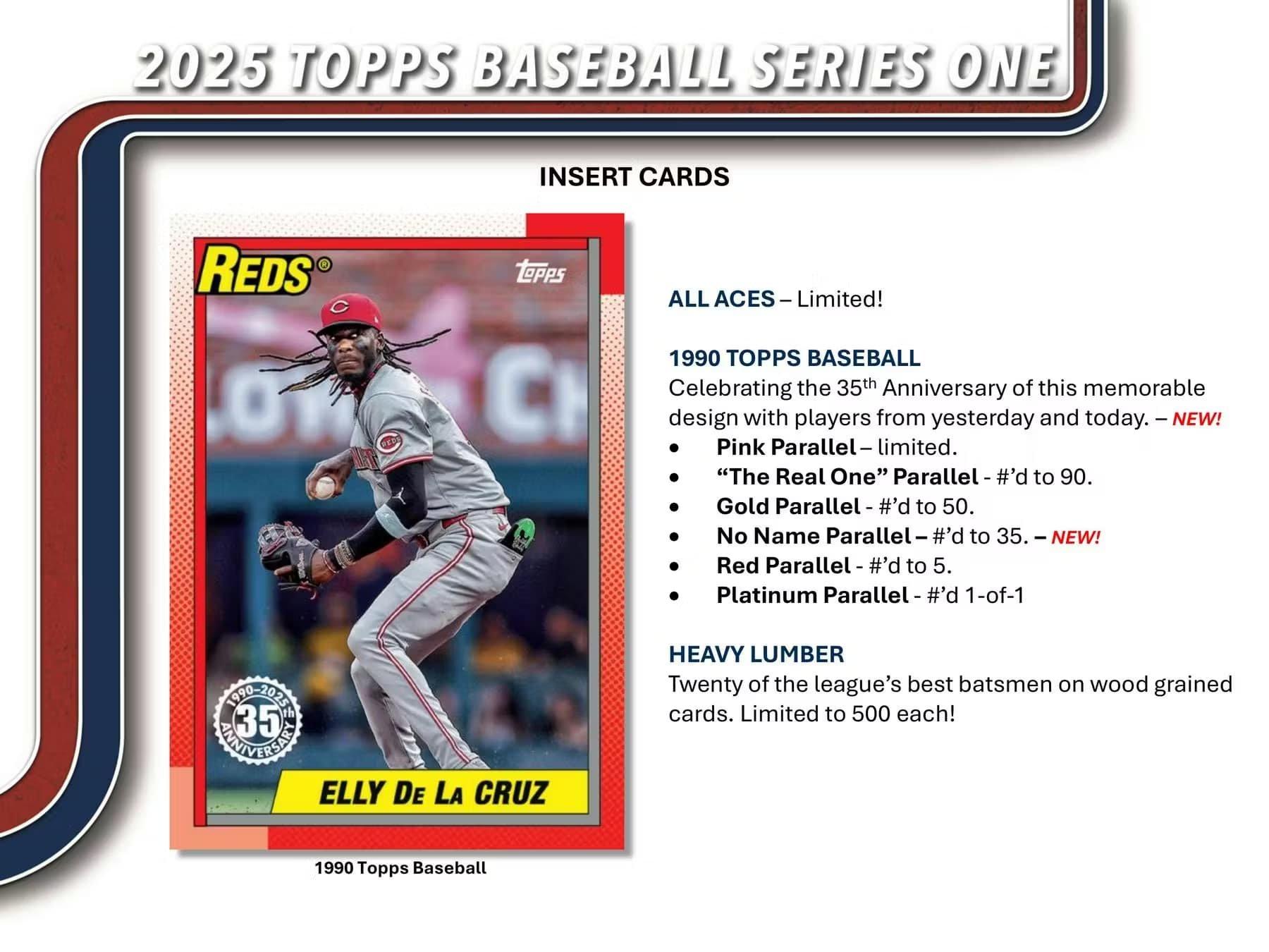 Topps 2025 MLB Baseball Series 1 Value Box