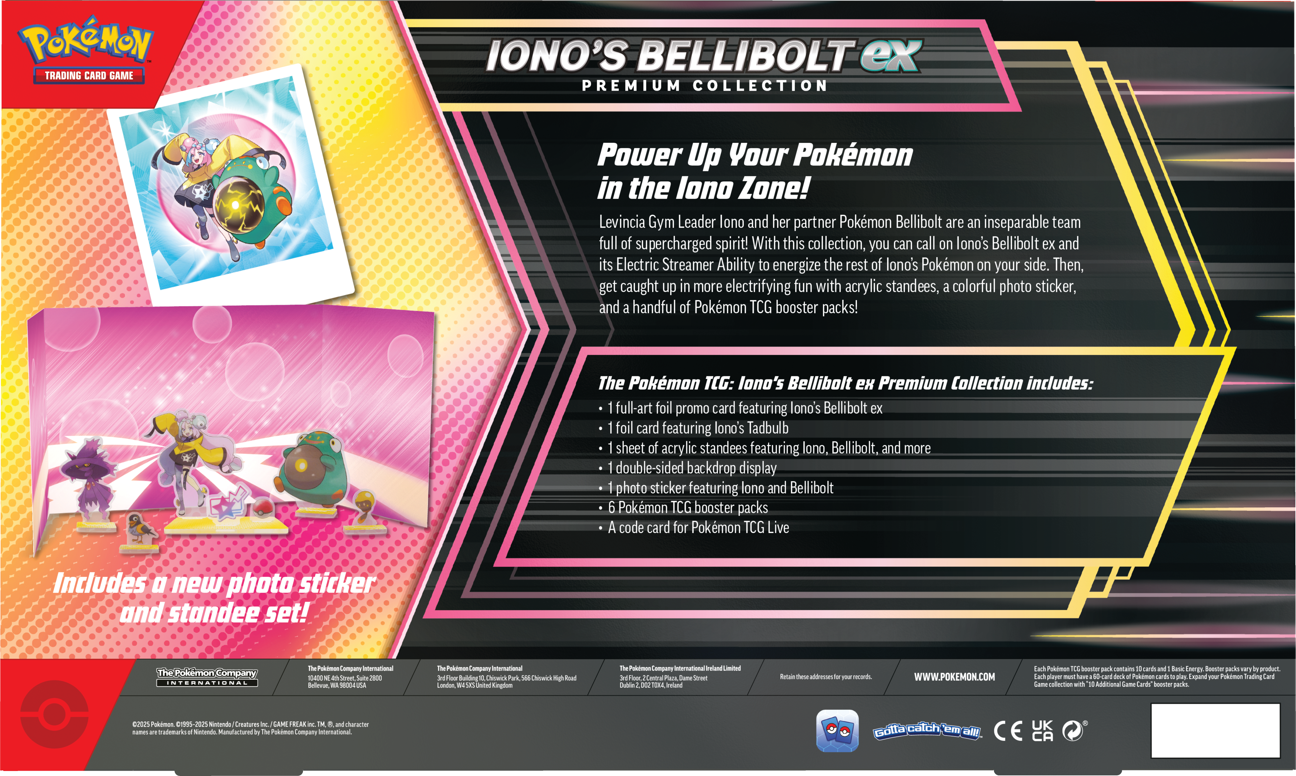 Pokemon Trading Card Game: Iono Bellibolt ex Premium Collection