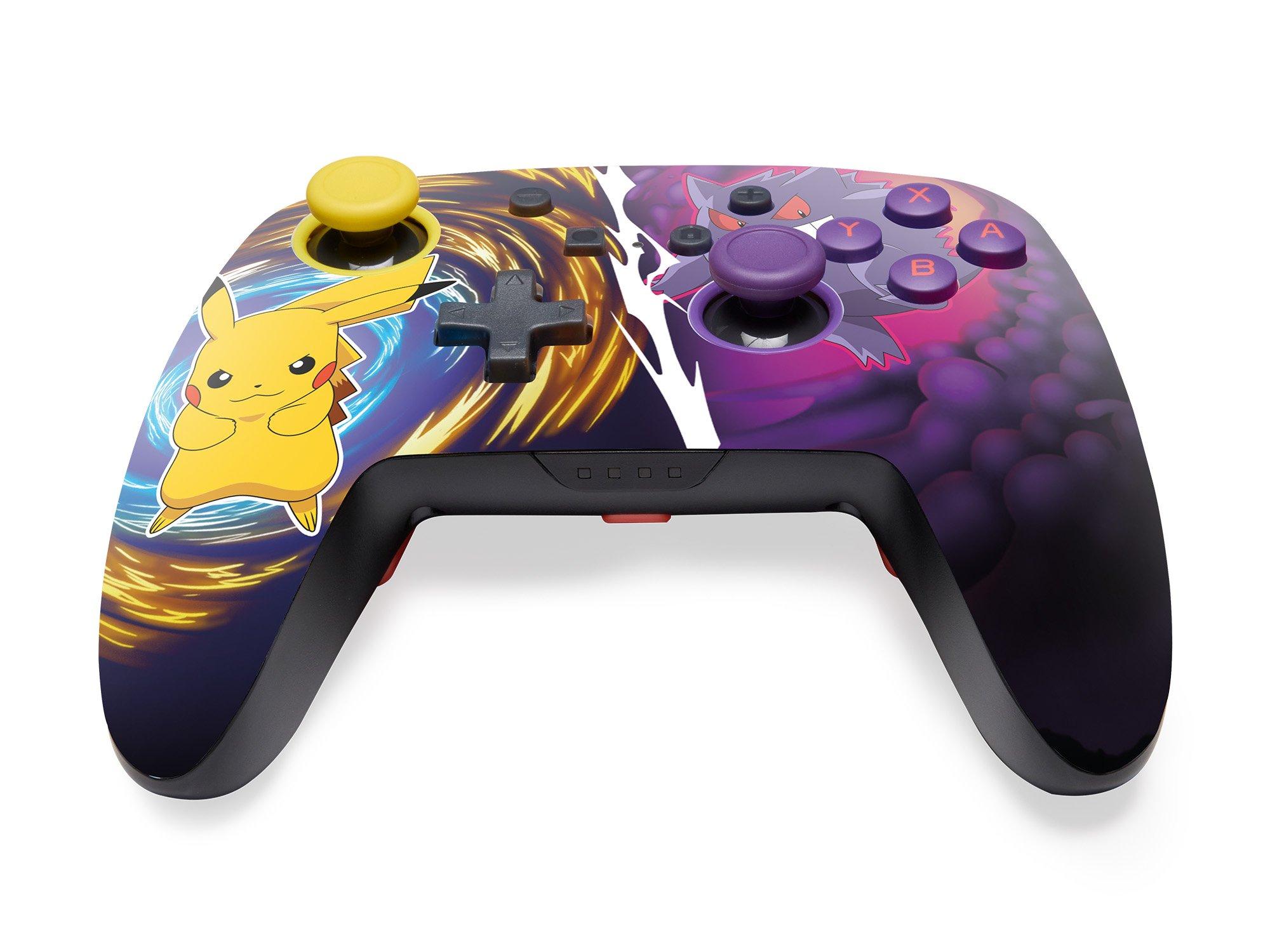 PowerA Enhanced Wireless Controller for Nintendo Switch - Pikachu vs. Gengar, Nintendo Switch - OLED Model, Nintendo Switch Lite