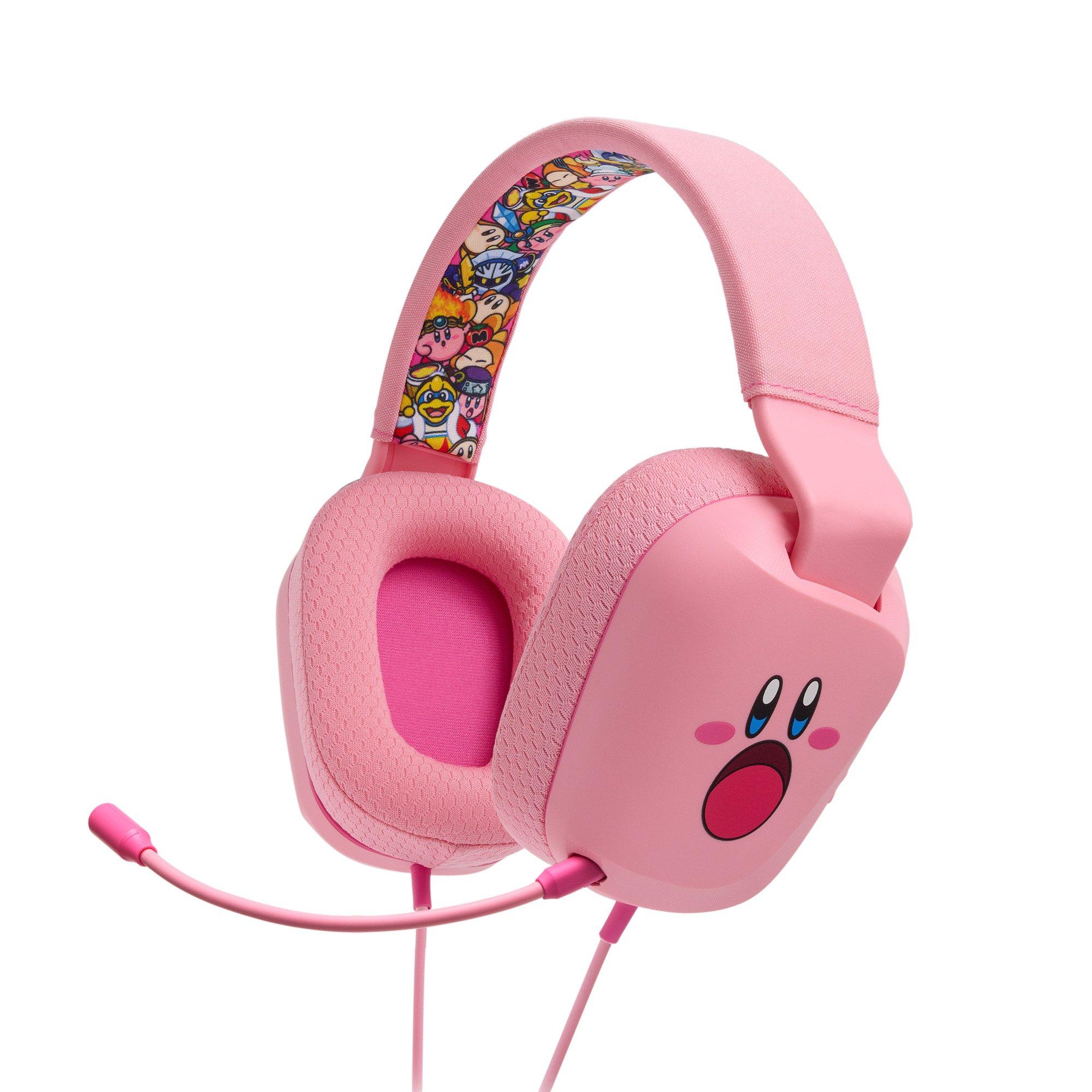 PowerA Wired Stereo Headset for Nintendo Switch - Kirby Mouthful