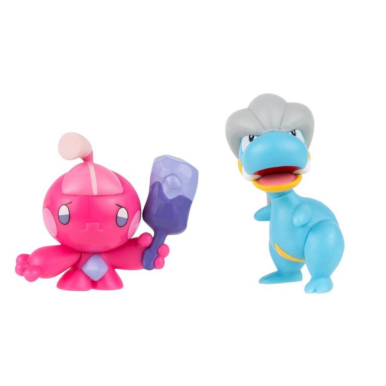 Jazwares Pokemon Tinkatink and Bagon Battle Figure Set - 2-Pack