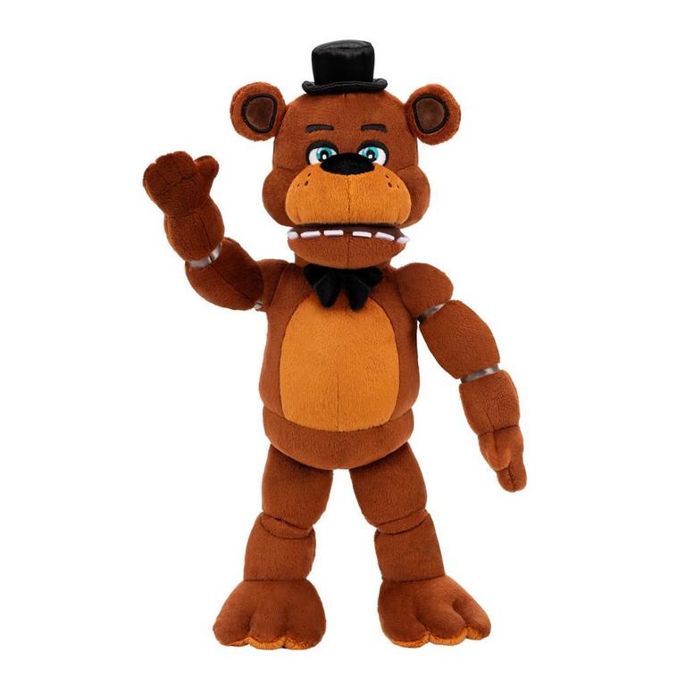 Jazwares Five Nights at Freddy's Classic Freddy Glow in The Dark Eyes 14-in Poseable Sound Plush