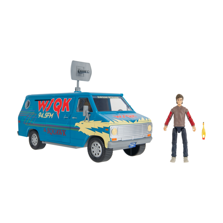 スティーブ WSQKバン フィギュア ストレンジャーシングス Jazwares Stranger Things Steve Harrington WSQK Van Playset 4-in