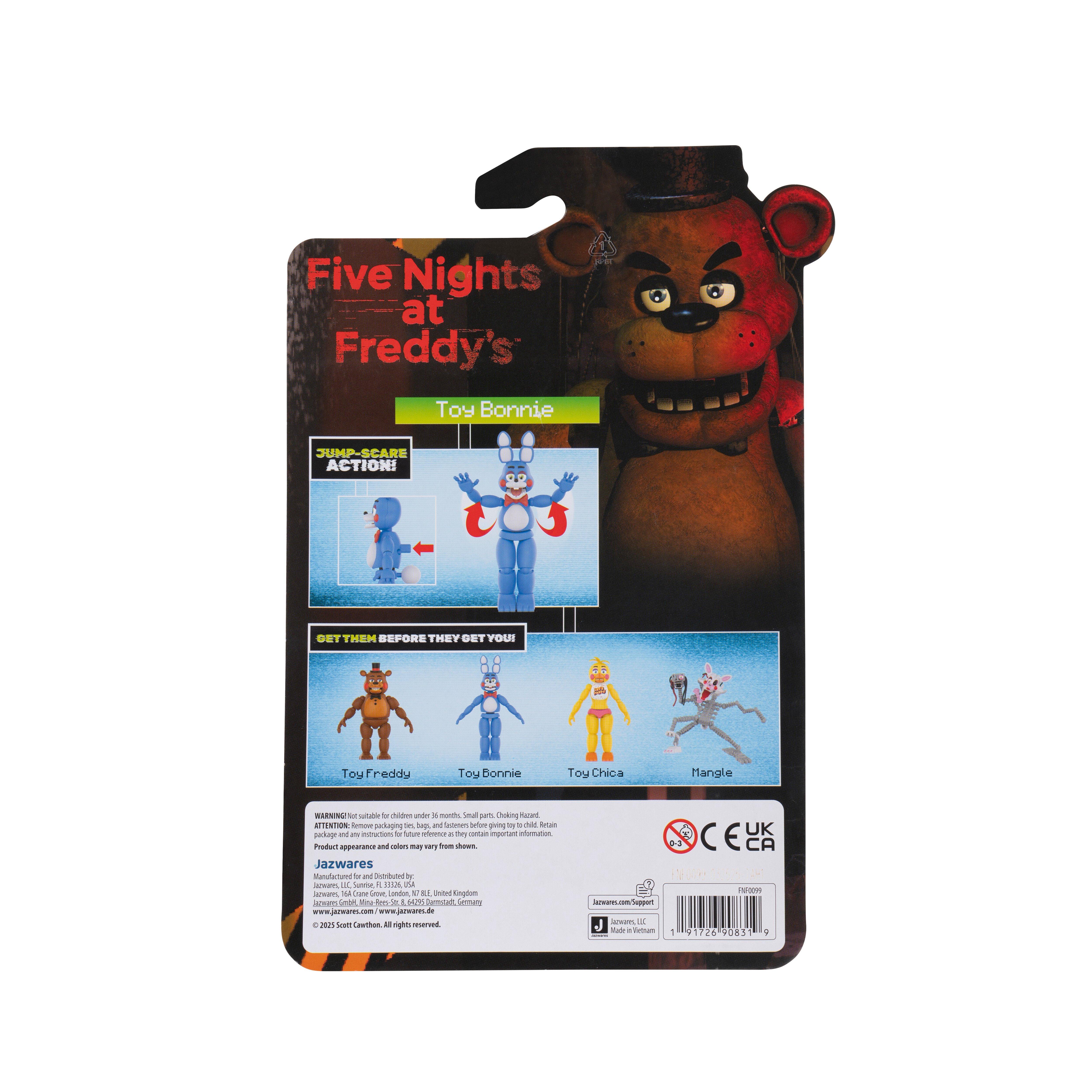 Jazwares Five Nights at Freddy's 2 Toy Bonnie 5-in Action Figure