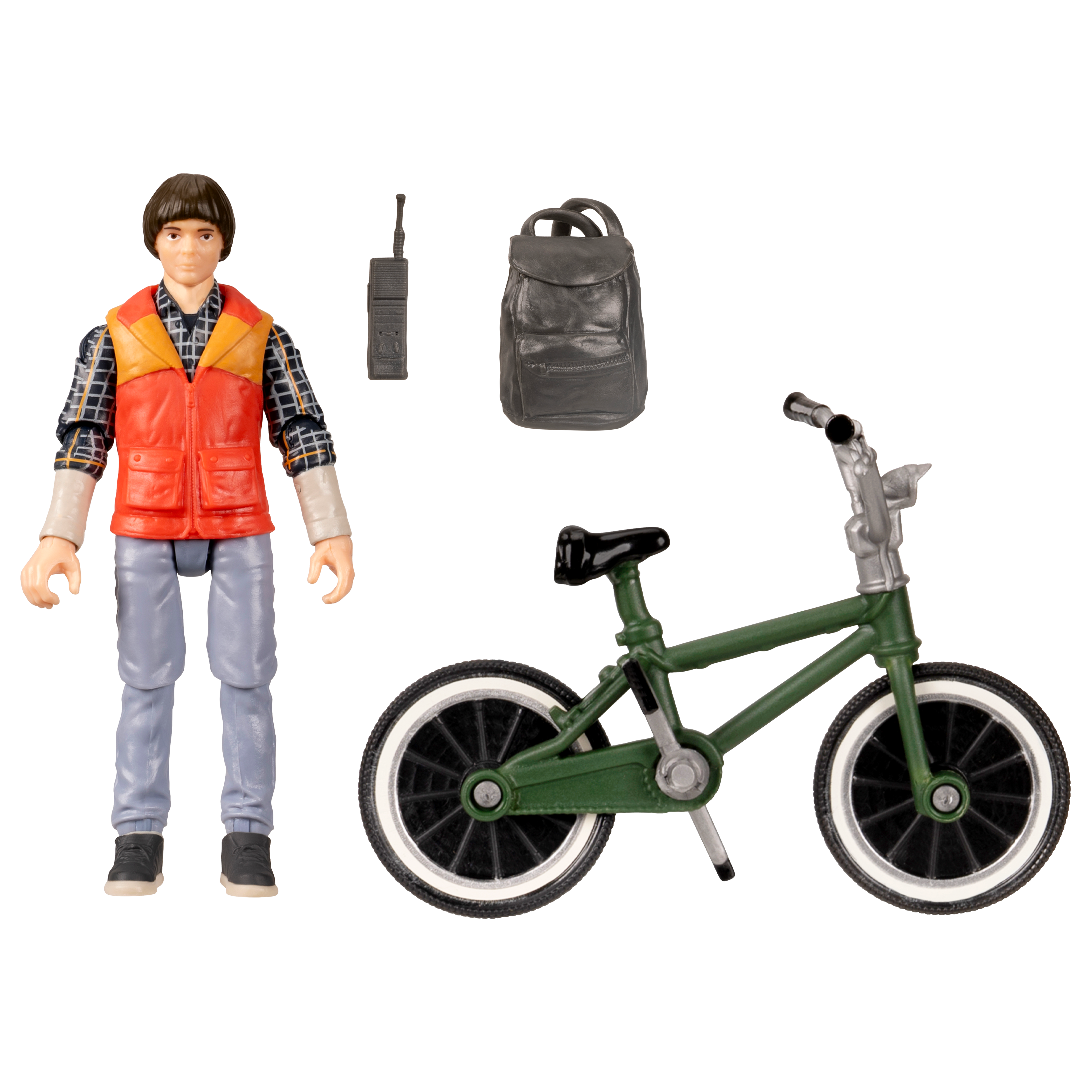 Jazwares Stranger Things Will Byers with Bicycle 4-in Action Figure