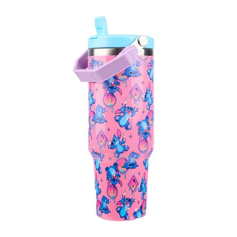 Lilo and Stitch 40 oz Stainless Steel Tumbler with Grip Handle