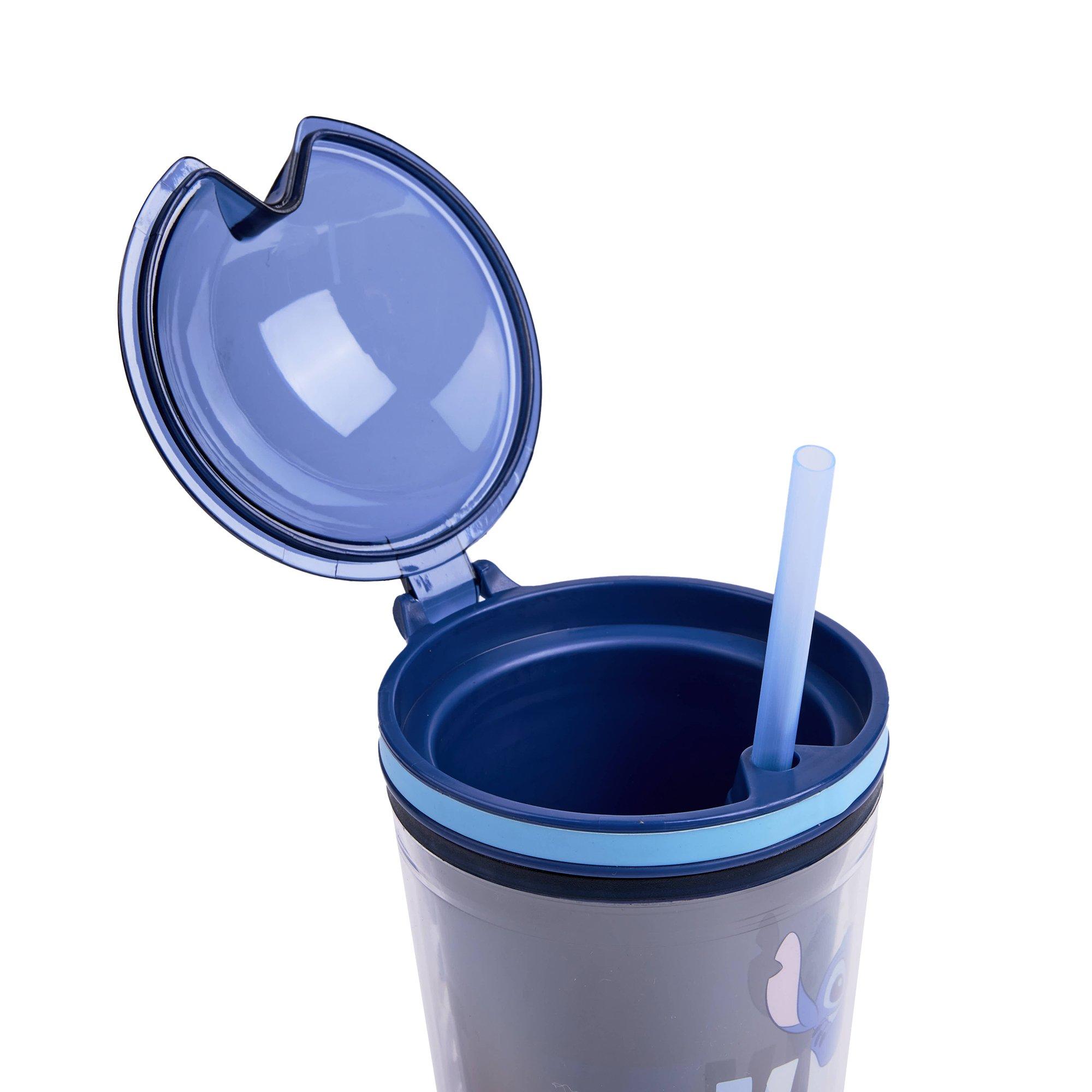 Lilo and Stitch 16 oz Acrylic Tumbler with Snack Topper