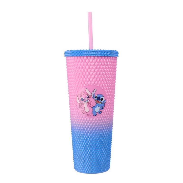 Disney Lilo and Stitch - Stitch and Angel 24oz Spiked Acrylic Tumbler