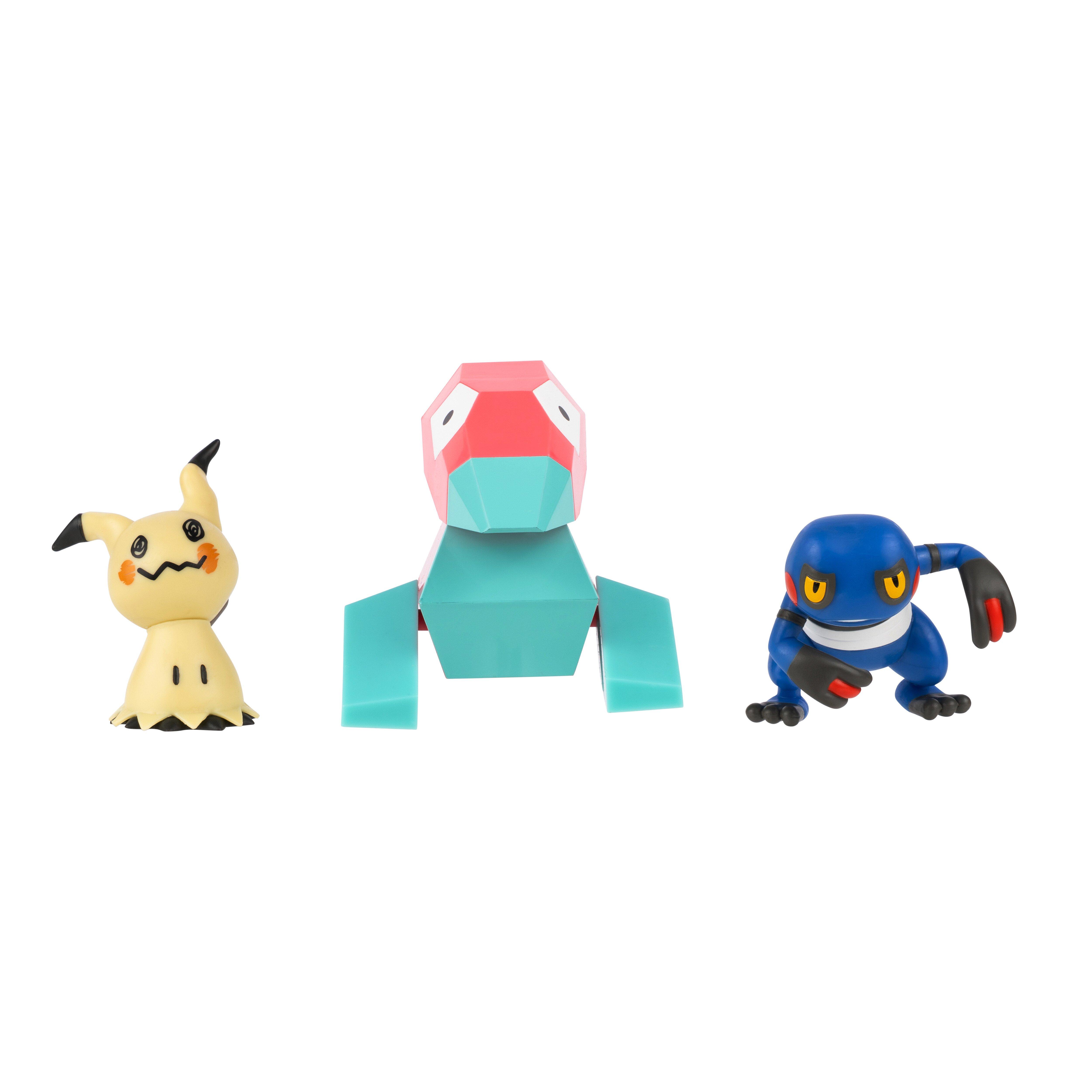 Jazwares Pokemon Battle Figure Set 3-Pack (Croagunk, Mimikyu