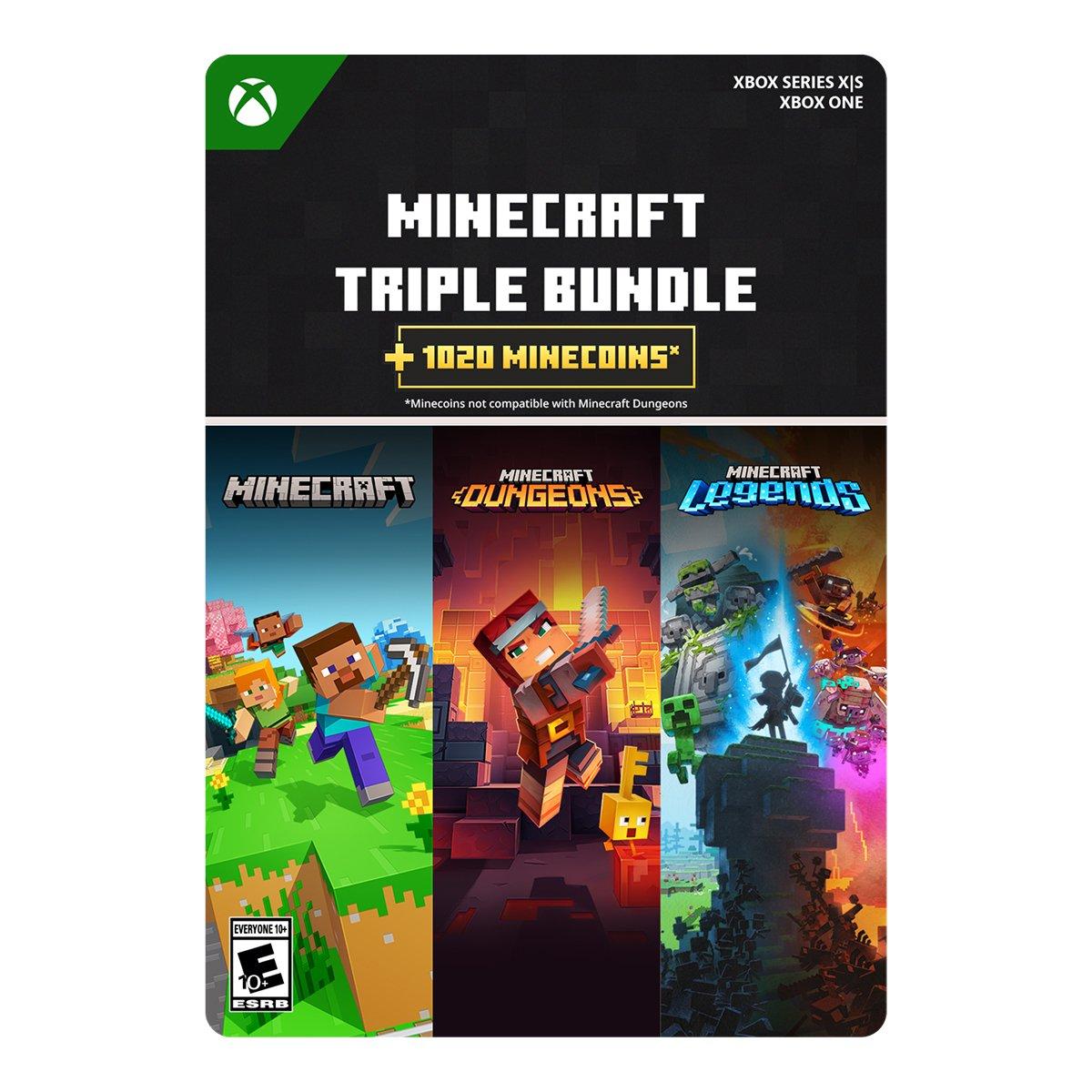 Minecraft Triple Bundle - Xbox Series X/S, Xbox One