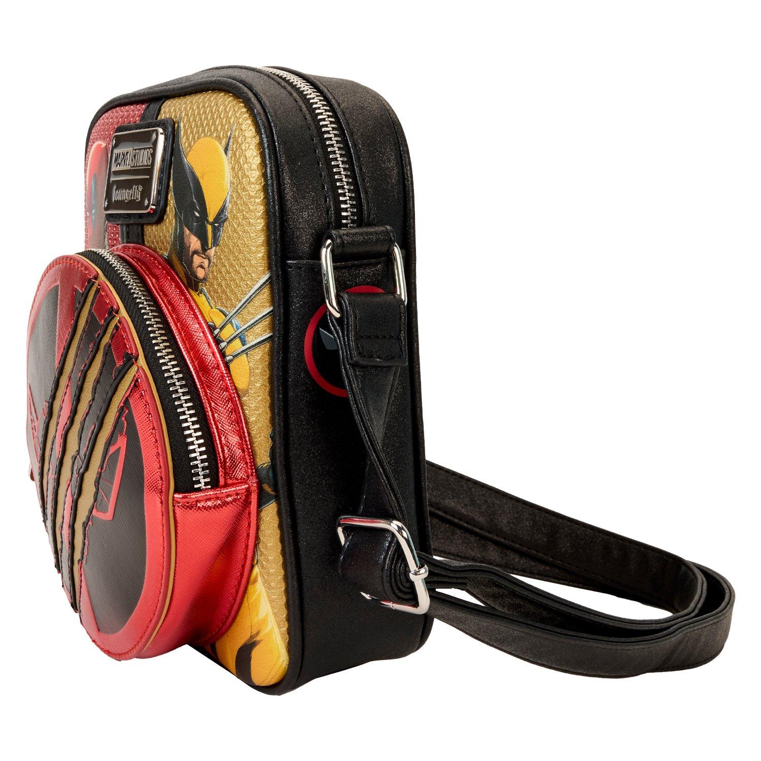 Loungefly Marvel Deadpool and Wolverine Crossbody Bag