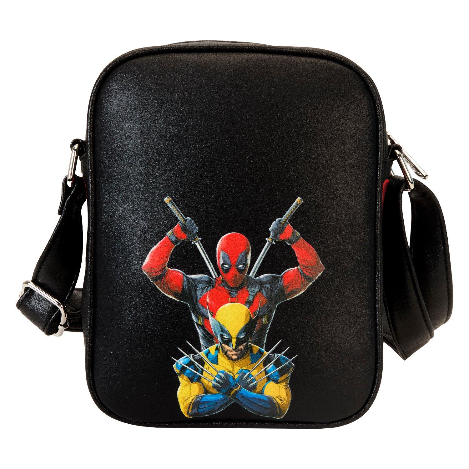 Loungefly Marvel Deadpool and Wolverine Crossbody Bag