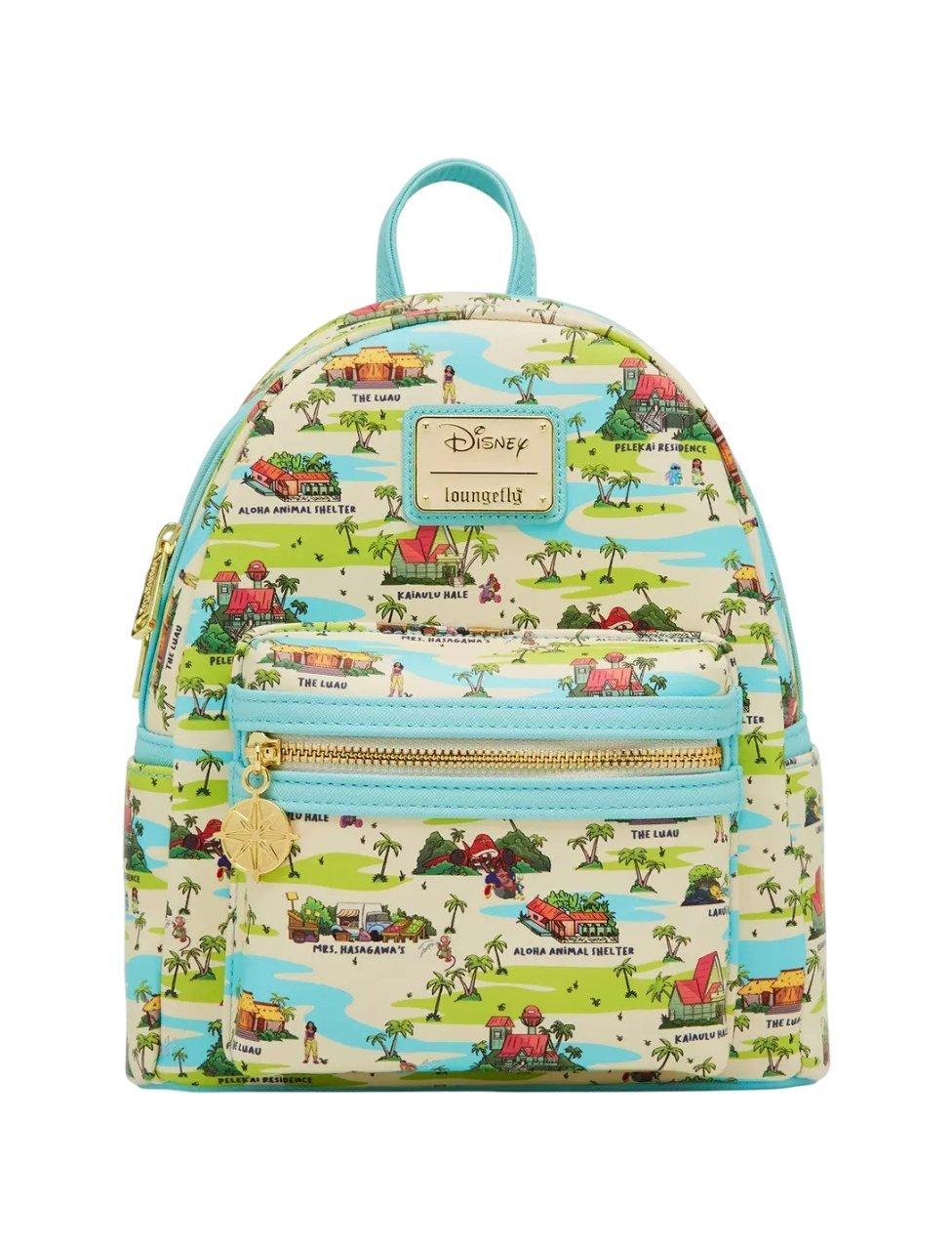 Loungefly リロ＆スティッチトロピカルフレンズミニバックパック Amazon.co.jp: Loungefly Mini Backpack Disney ラウンジフライ