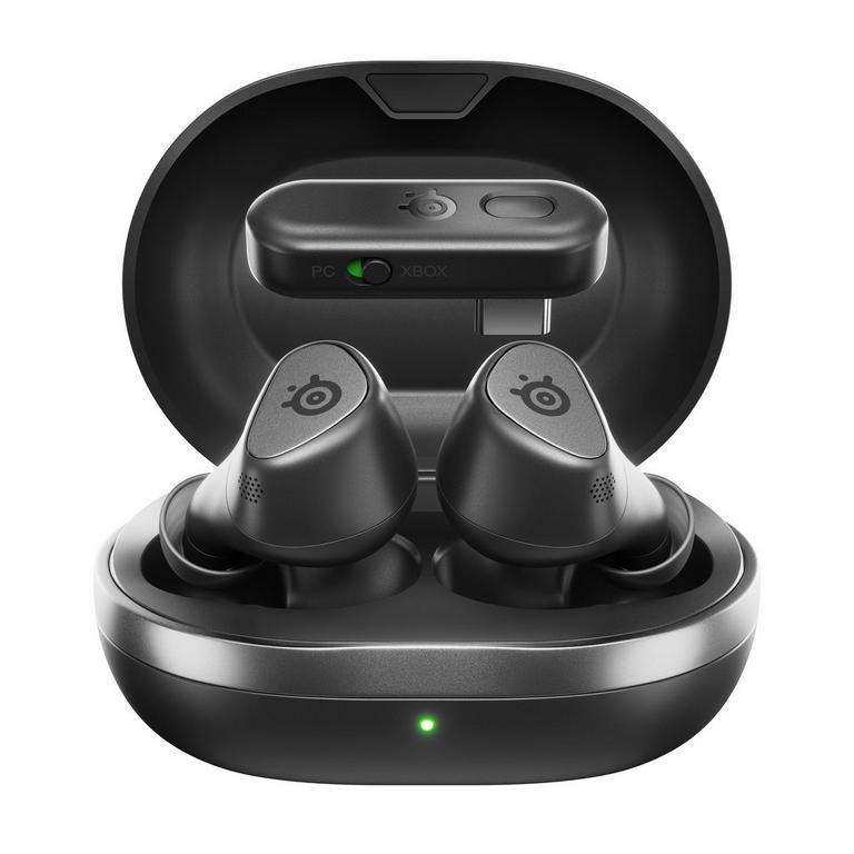 SteelSeries Arctis GameBuds Noise-Cancelling Wireless Gaming Earbuds for Xbox Series X/S - Black