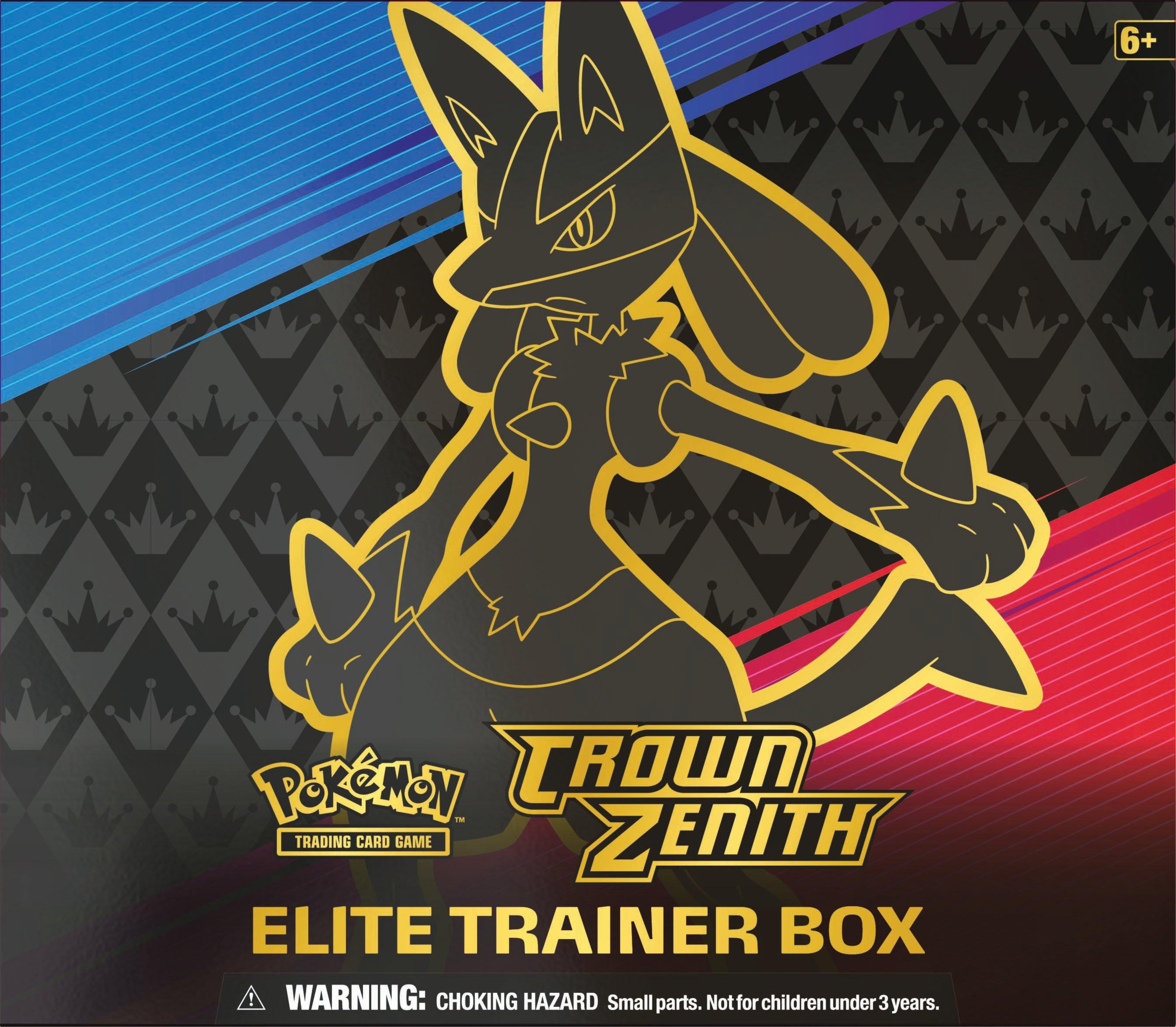 Pokemon TCG Crown Zenith Elite Trainer Box - ルカリオの