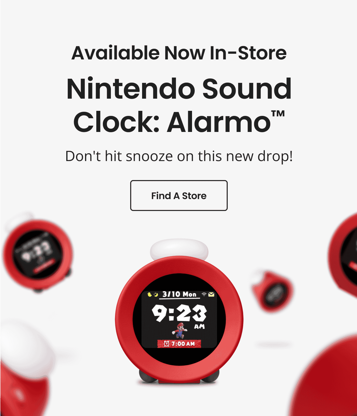 Nintendo Sound Clock: Alarmo