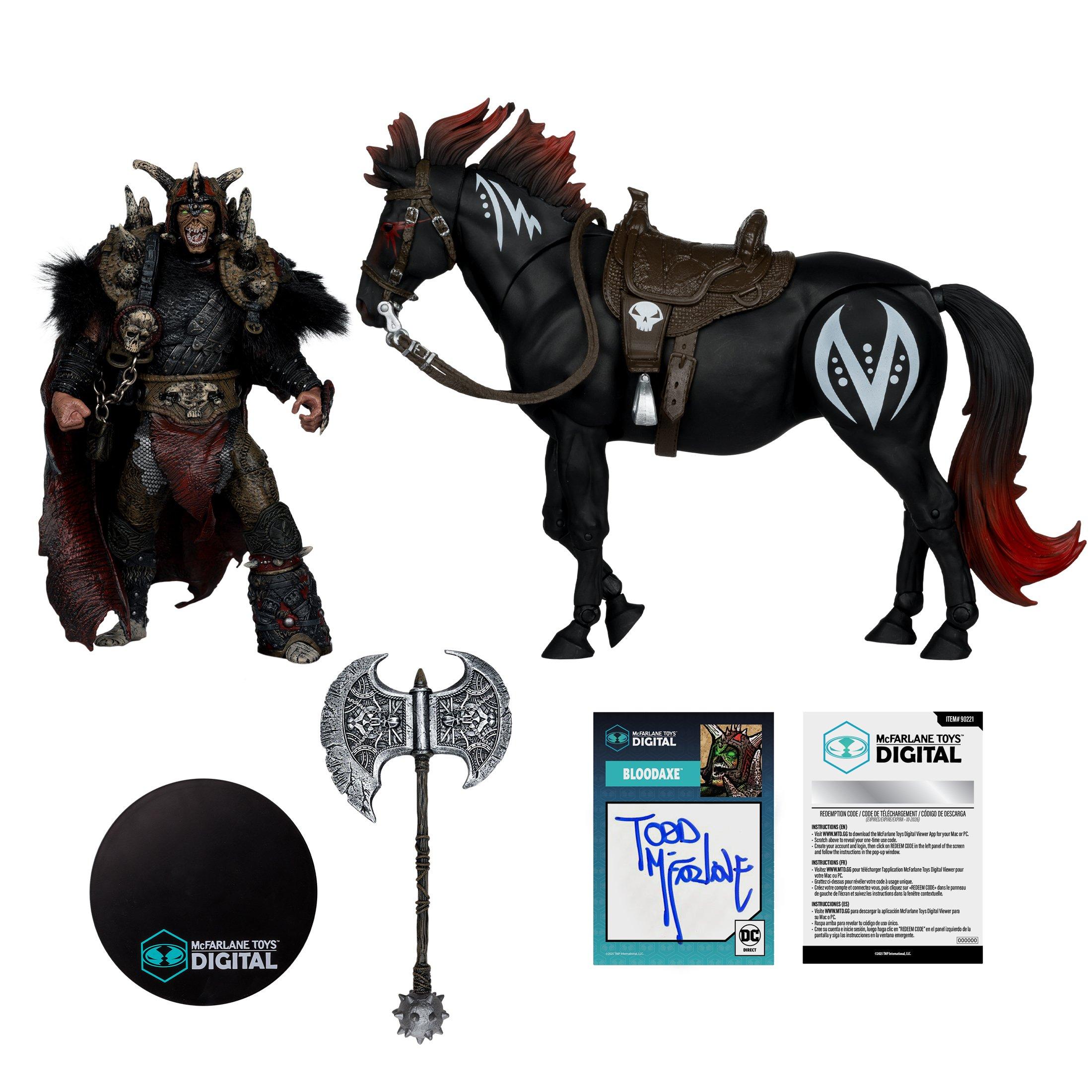 McFarlane Toys Spawn: The Dark Ages Erik the Bloodaxe (Autographed Gold Label) 7-in Action Figure GameStop Exclusive
