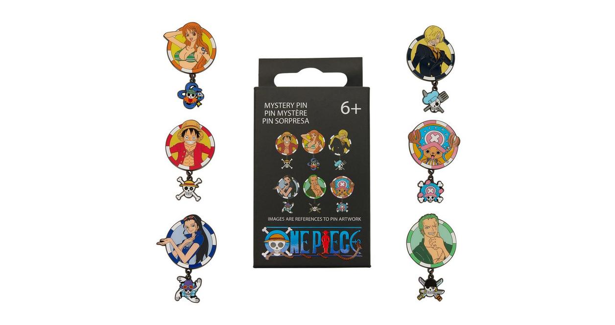 One Piece Straw Hat Crew Blind Box Enamel Pin Styles May Vary: GameStop ...