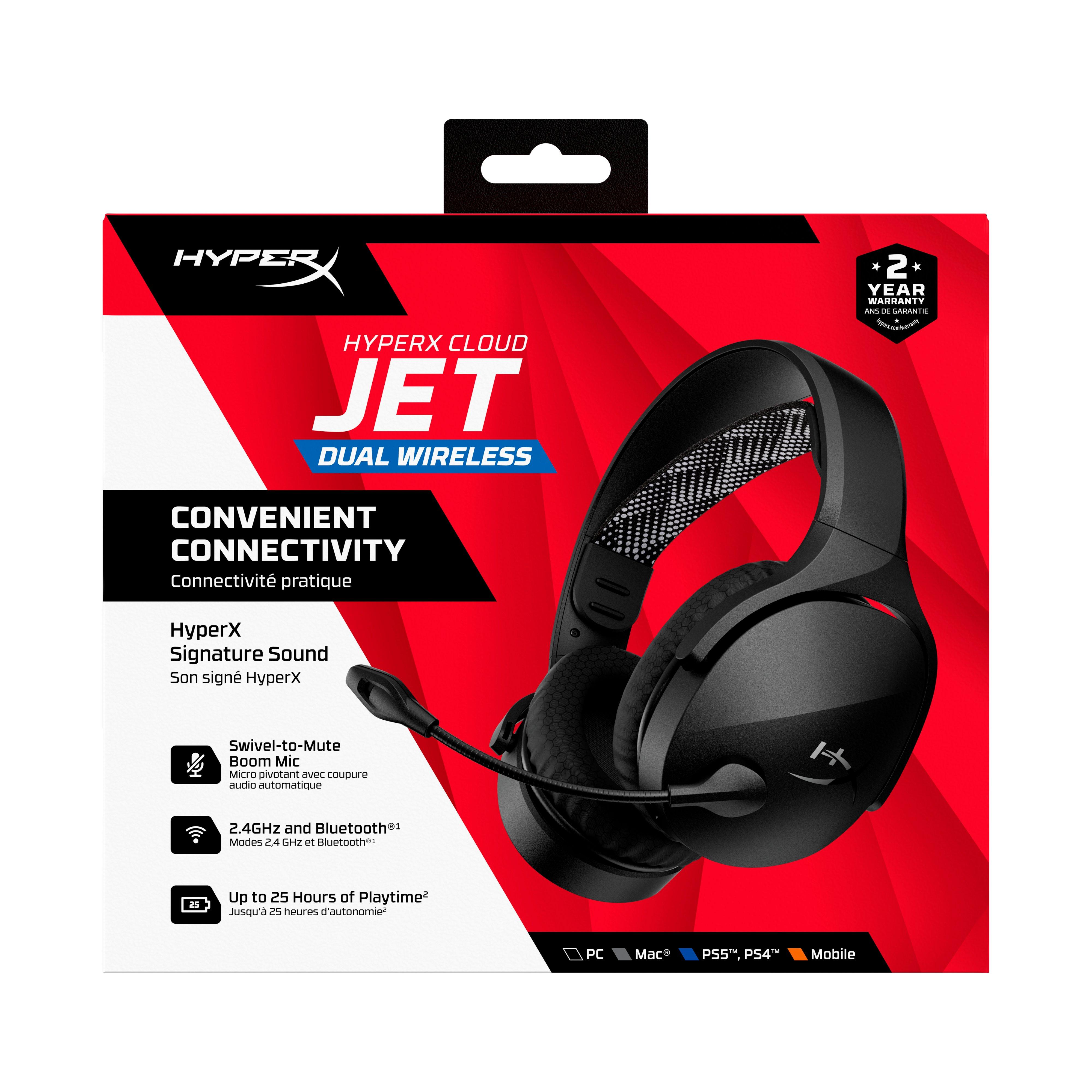 HyperX Cloud Jet Dual Wireless Gaming Headset for PlayStation 4, PlayStation 5