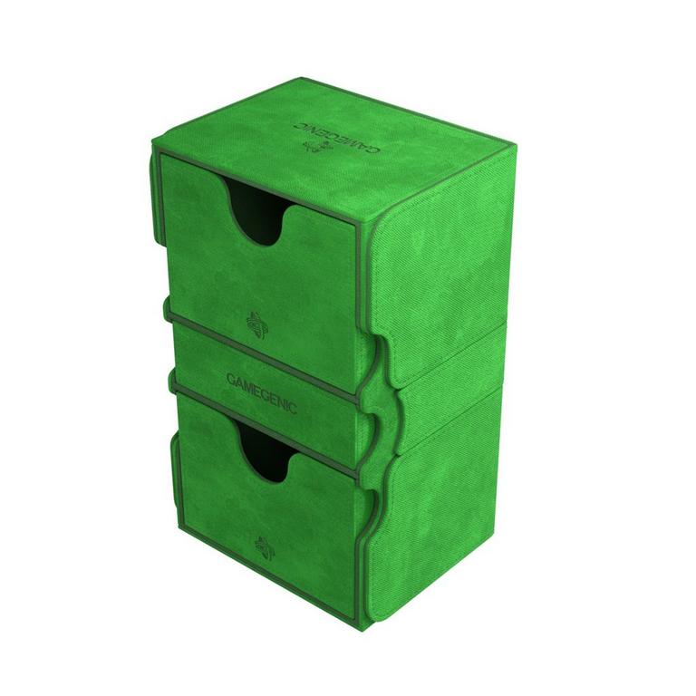GameGenic Stronghold 200+ XL Convertible Deck Box - Green