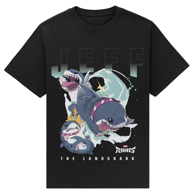 Marvel Rivals Jeff the Land Shark Short Sleeve Unisex Graphic T