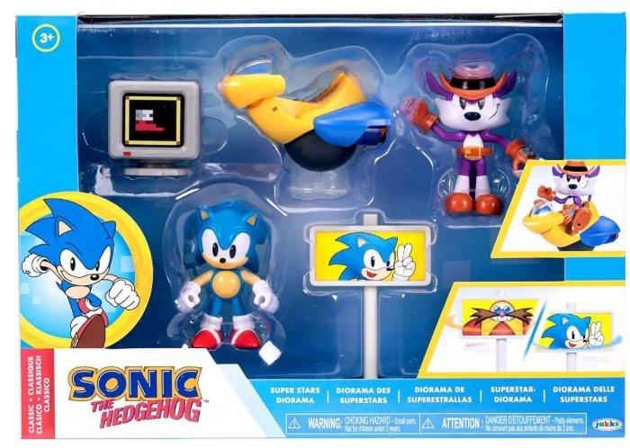 Sonic The Hedgehog Sonic Vs Fang Diorama Playset