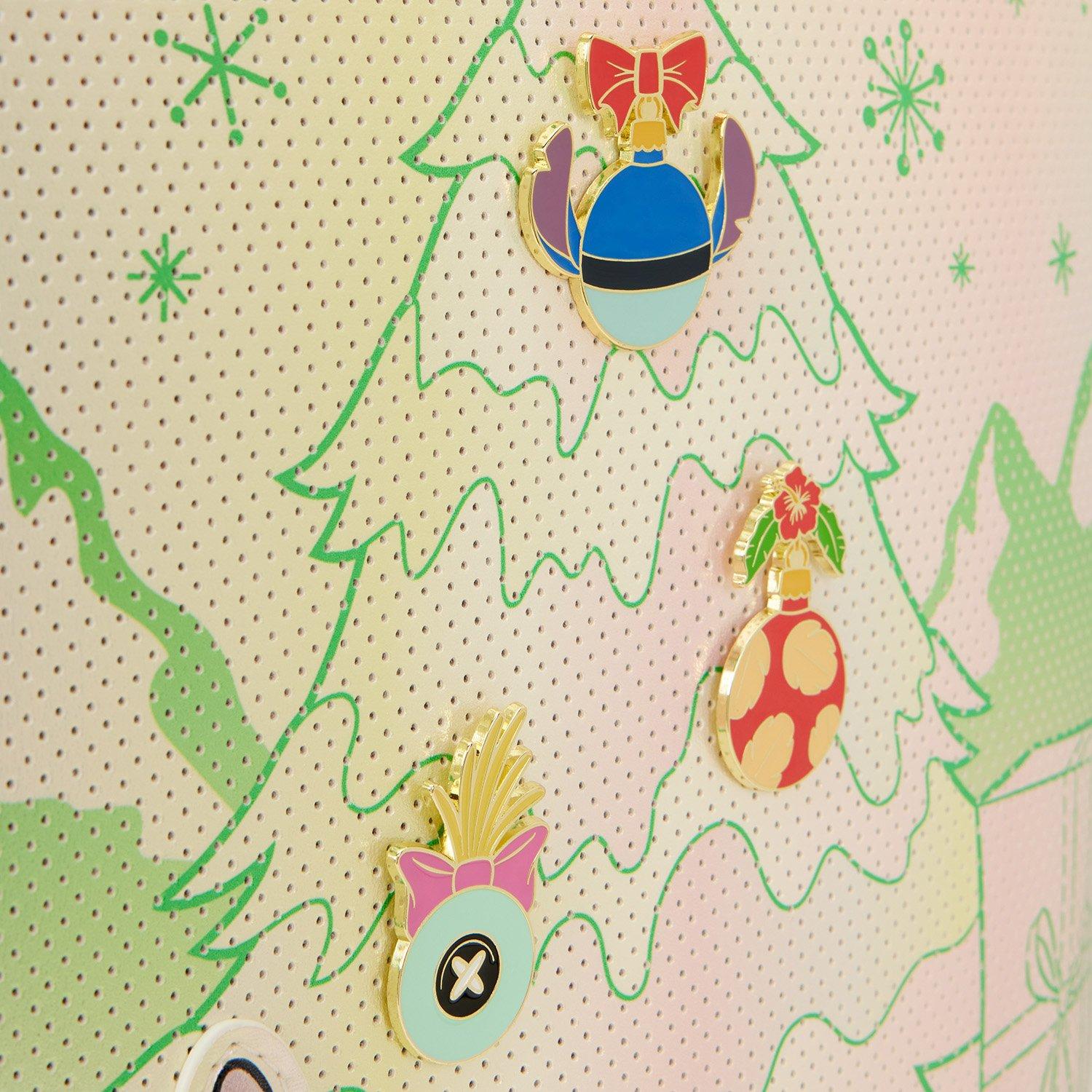 Loungefly Disney Lilo and Stitch Holiday Tote Bag