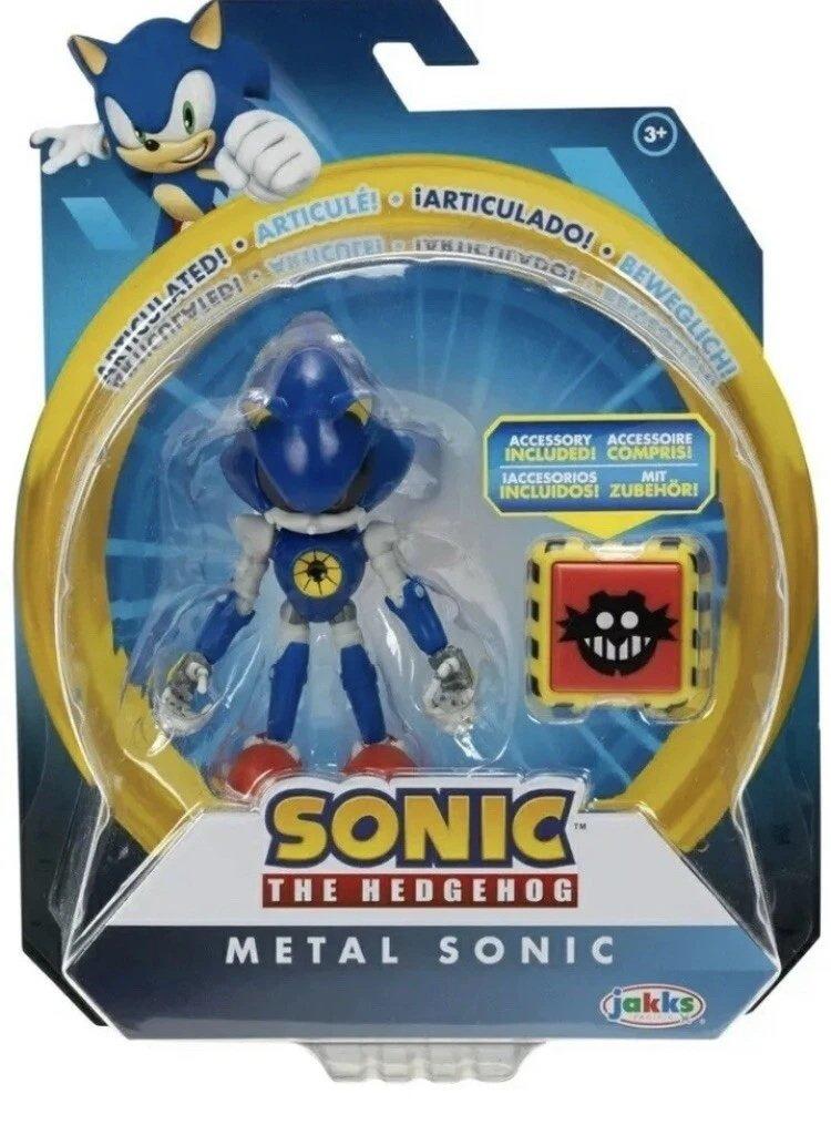 Jakks Pacific Sonic the Hedgehog Metal Sonic 4-in Action