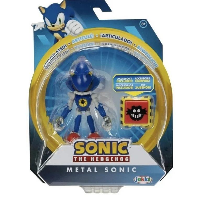 Jakks Pacific Sonic the Hedgehog Metal Sonic 4-in Action