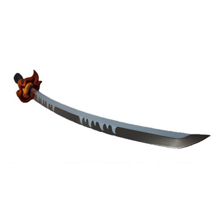 Tamashii Nations Demon Slayer: Kimetsu no Yaiba Tanjiro's Nichirin Sword with Rengoku's Handguard 34.6-in Proplica