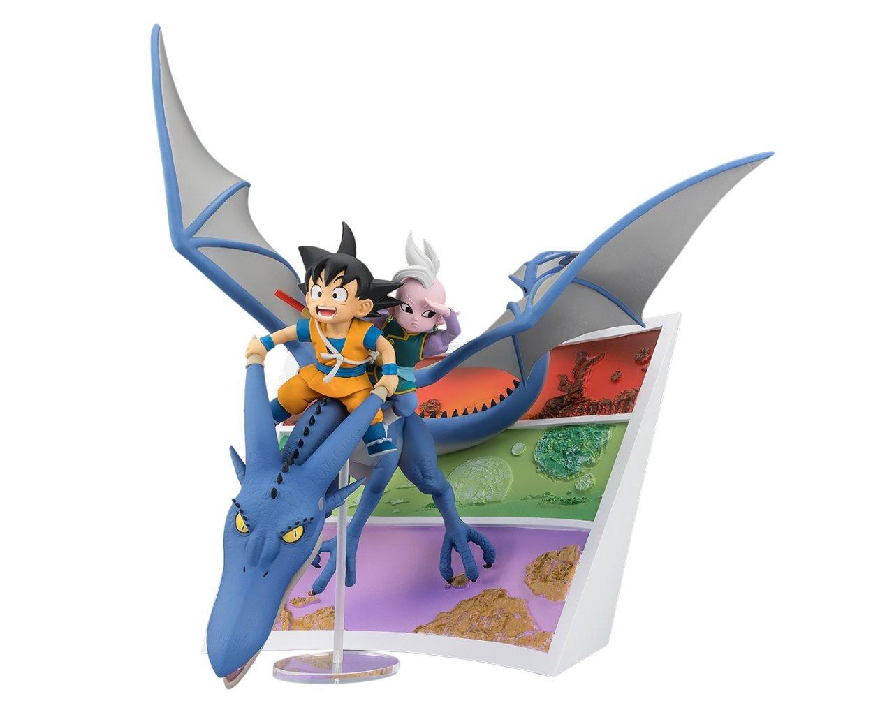 Bandai Dragon Ball Daima S.H. FiguartsZero Tamashii Nations Son Goku and Supreme Kai Mini Figure Set