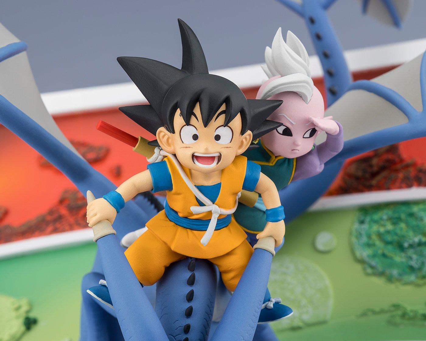 Bandai Dragon Ball Daima S.H. FiguartsZero Tamashii Nations Son Goku and Supreme Kai Mini Figure Set