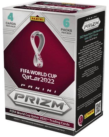 2022 PANINI PRIZMユスフ・ポウルセン& W杯公式ステッカーセット