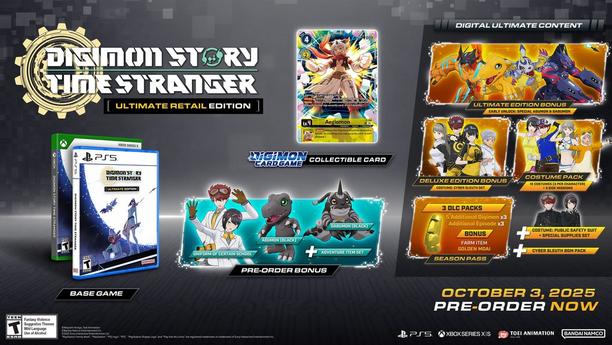 Digimon Story: Time Stranger Pre Order Bonus