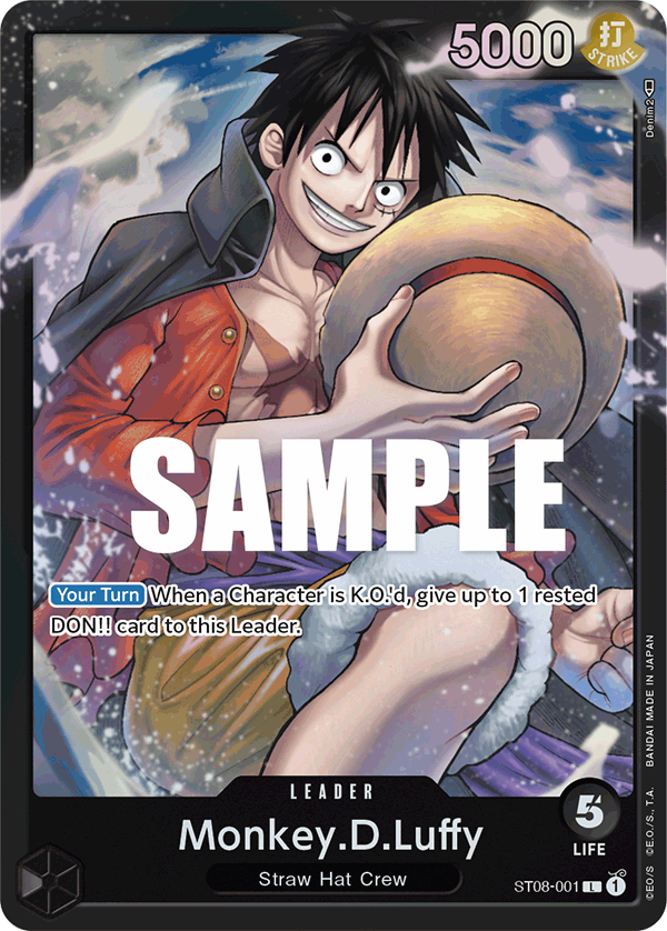 One Piece Card Game: Monkey D. Luffy Starter Deck (ST-08)