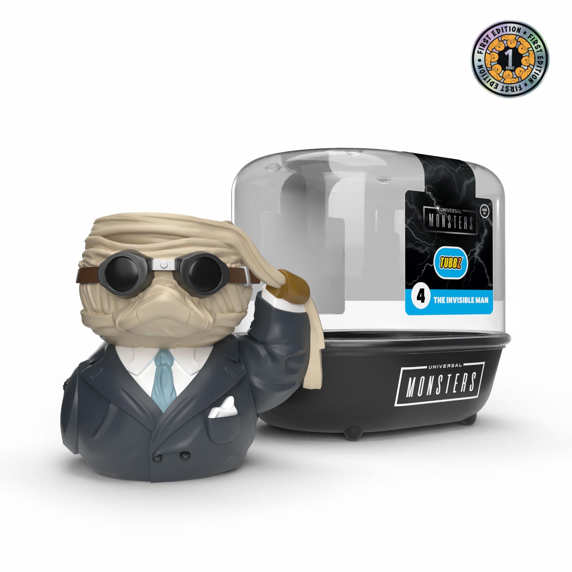Tubbz Monsters: Invisible Man (1st Edition) 3.54-in Collectible Rubber Duck
