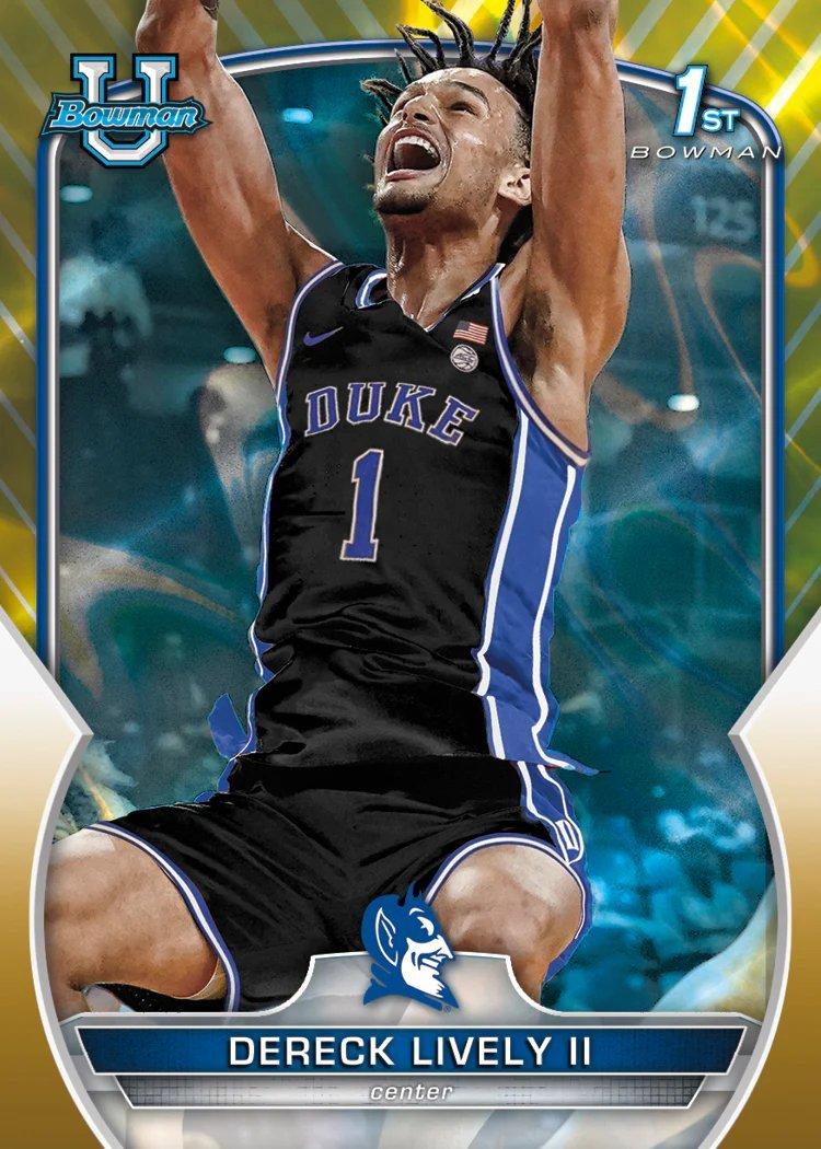 2022-23 Topps Bowman University Chrome NBA Basketball Blaster Box