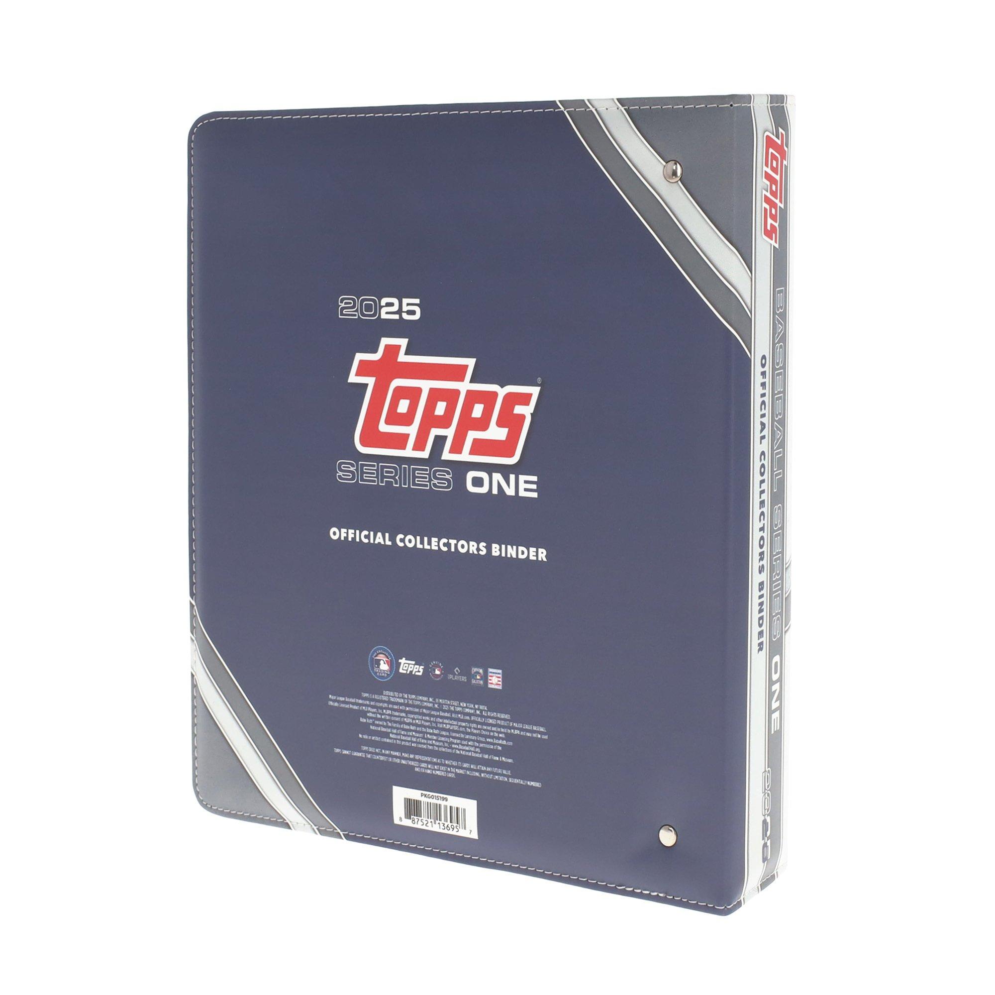 Topps 2025 Series 1 Official Collectors Binder