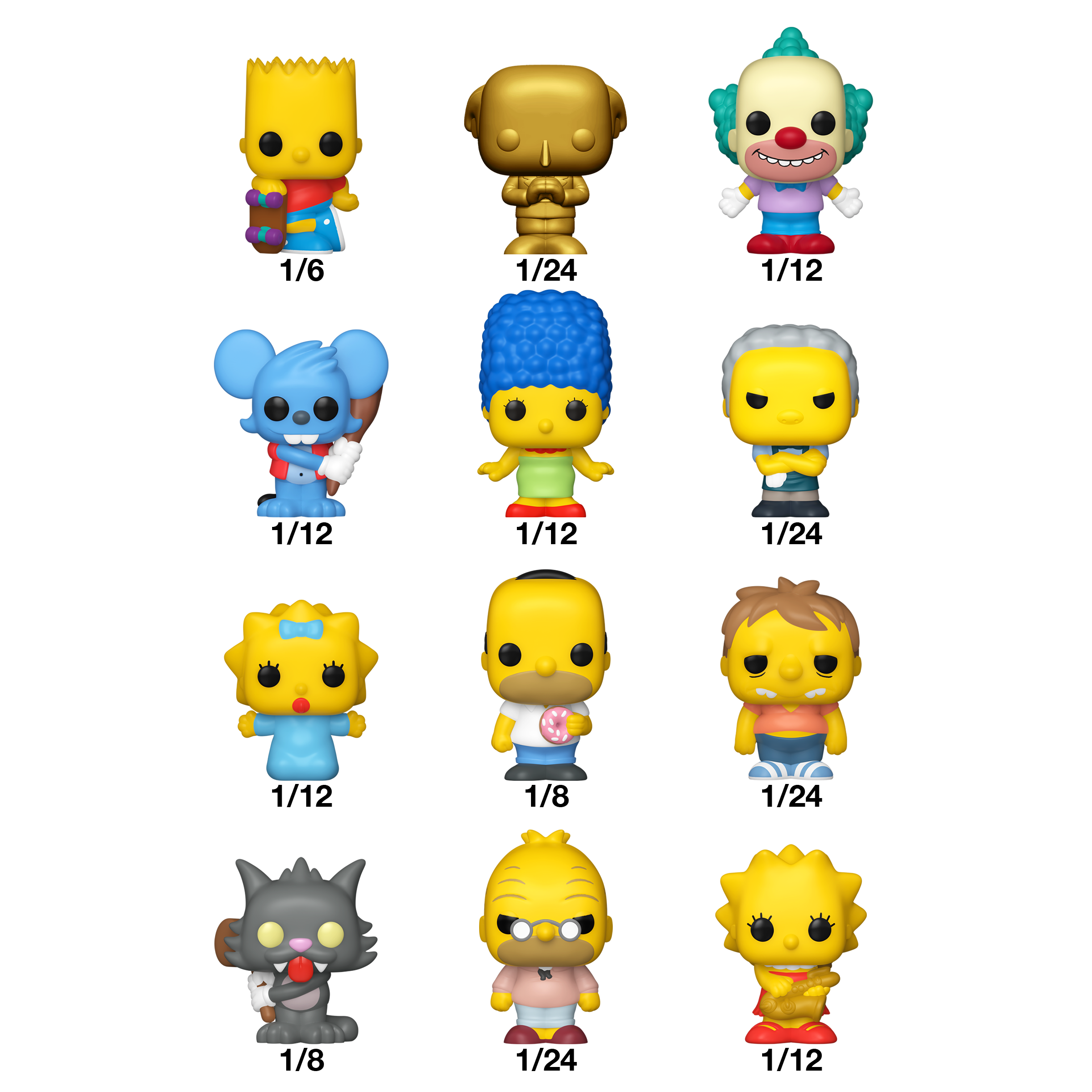 Funko POP! The Simpsons フィギュア 16体セット Funko Bitty POP! The Simpsons Vinyl Figure (Styles May Vary