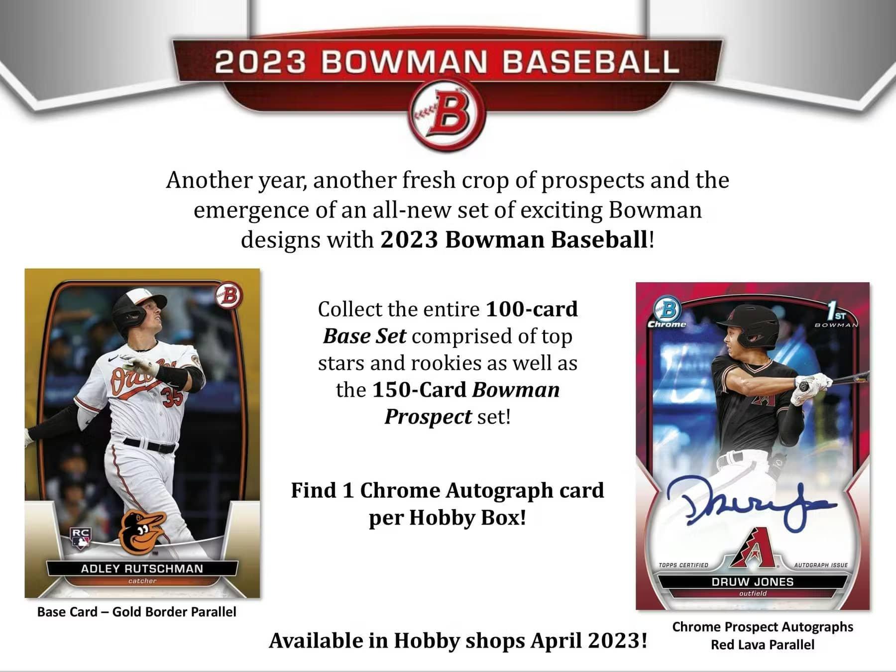 2023 Topps Bowman MLB Baseball Hobby Box