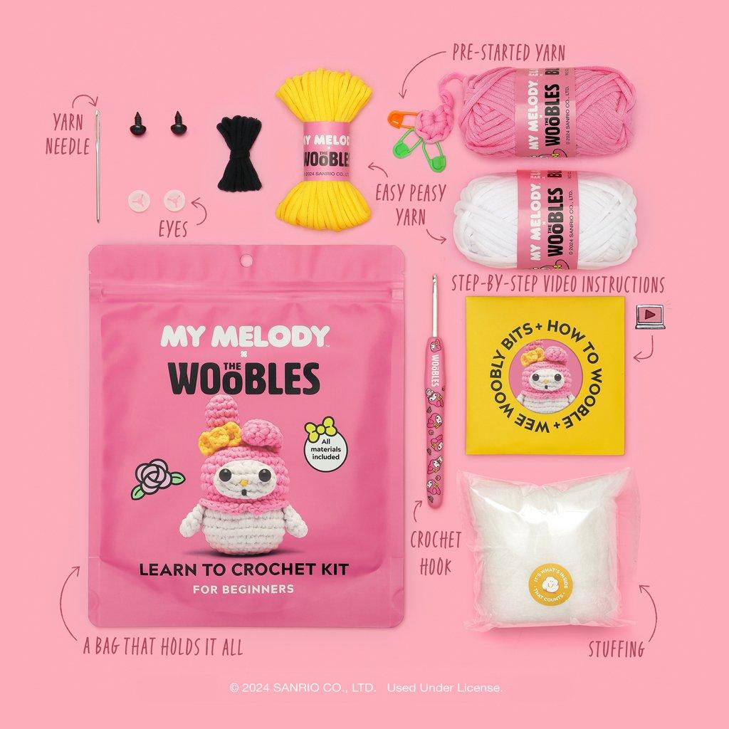 The Woobles My Melody Beginner Crochet Kit