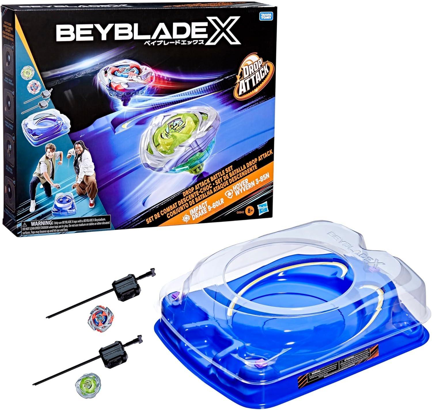 BEYBLADE X エアロスタジアム Hasbro Beyblade X Drop Attack Battle Set with Beystadium