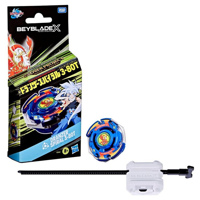 Hasbro Beyblade Takara Tomy X X-Over Project Dranzer Spiral 3-80T