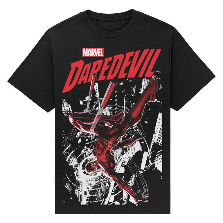 Marvel Daredevil Comic Book Cover Graphic T-Shirt GameStop Exclusive
